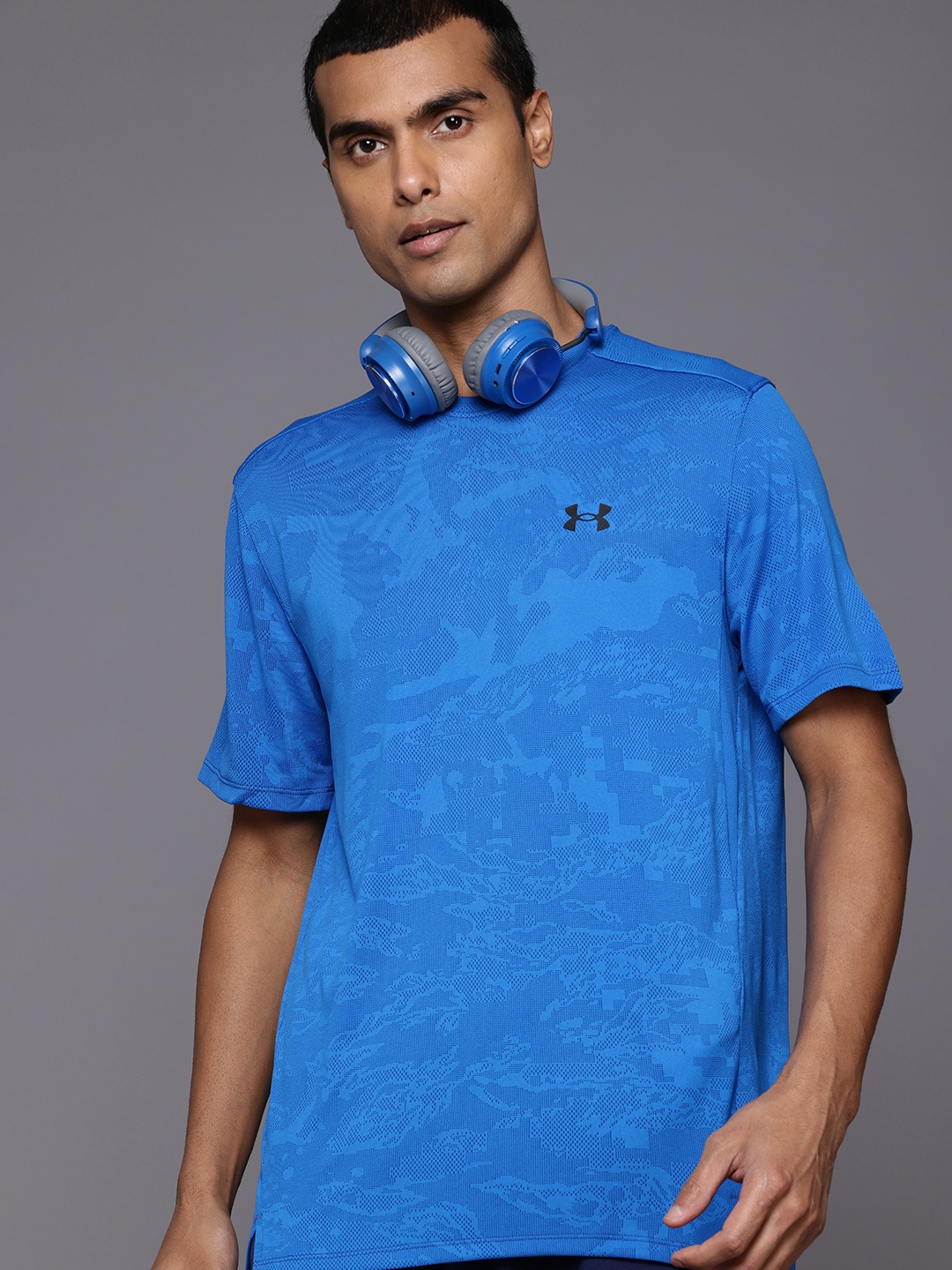 

UNDER ARMOUR Tech Vent Jacquard Training T-shirt, Blue