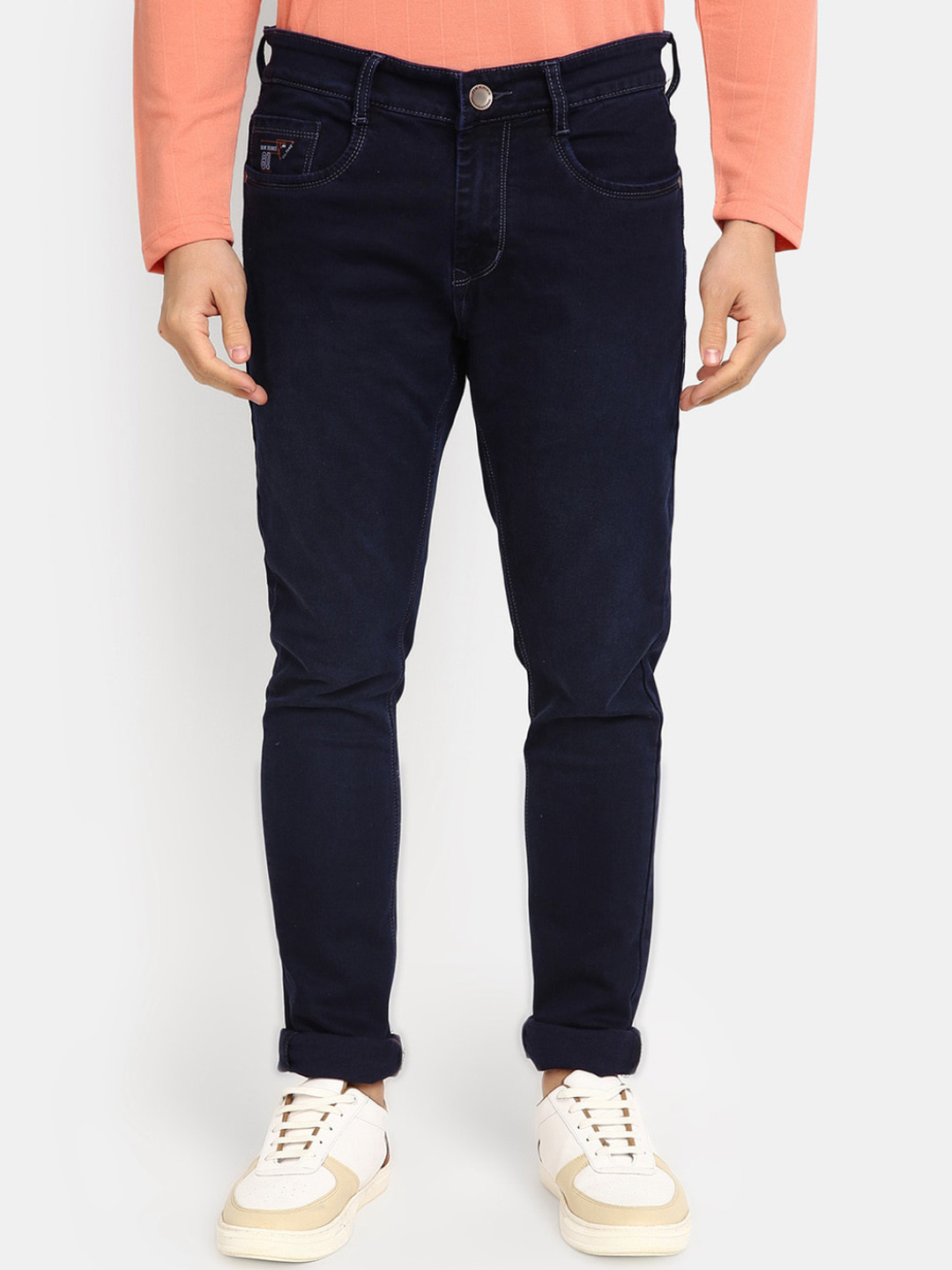

V-Mart Men Clean Look Mid-Rise Slim Fit Jeans, Blue