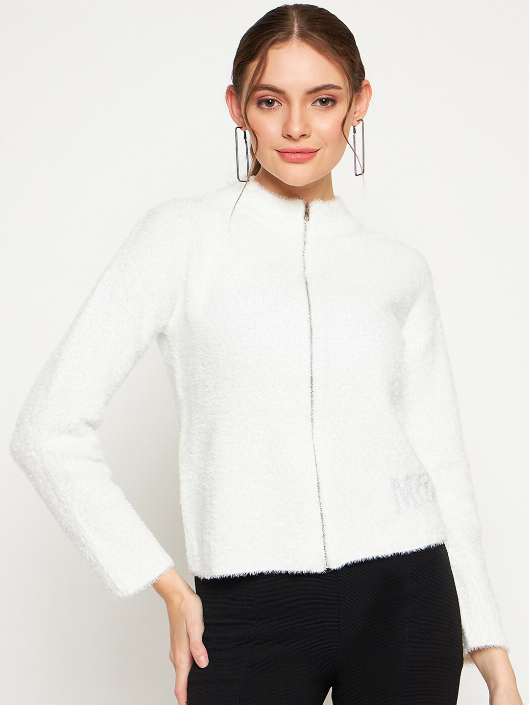 

Madame Women Off White Cardigan