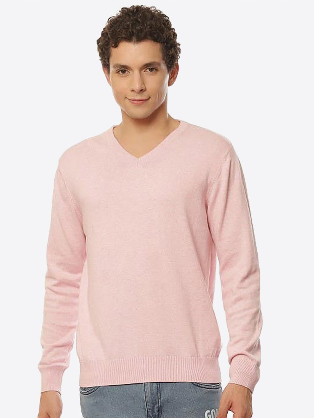 

2Bme Men Pink Pullover