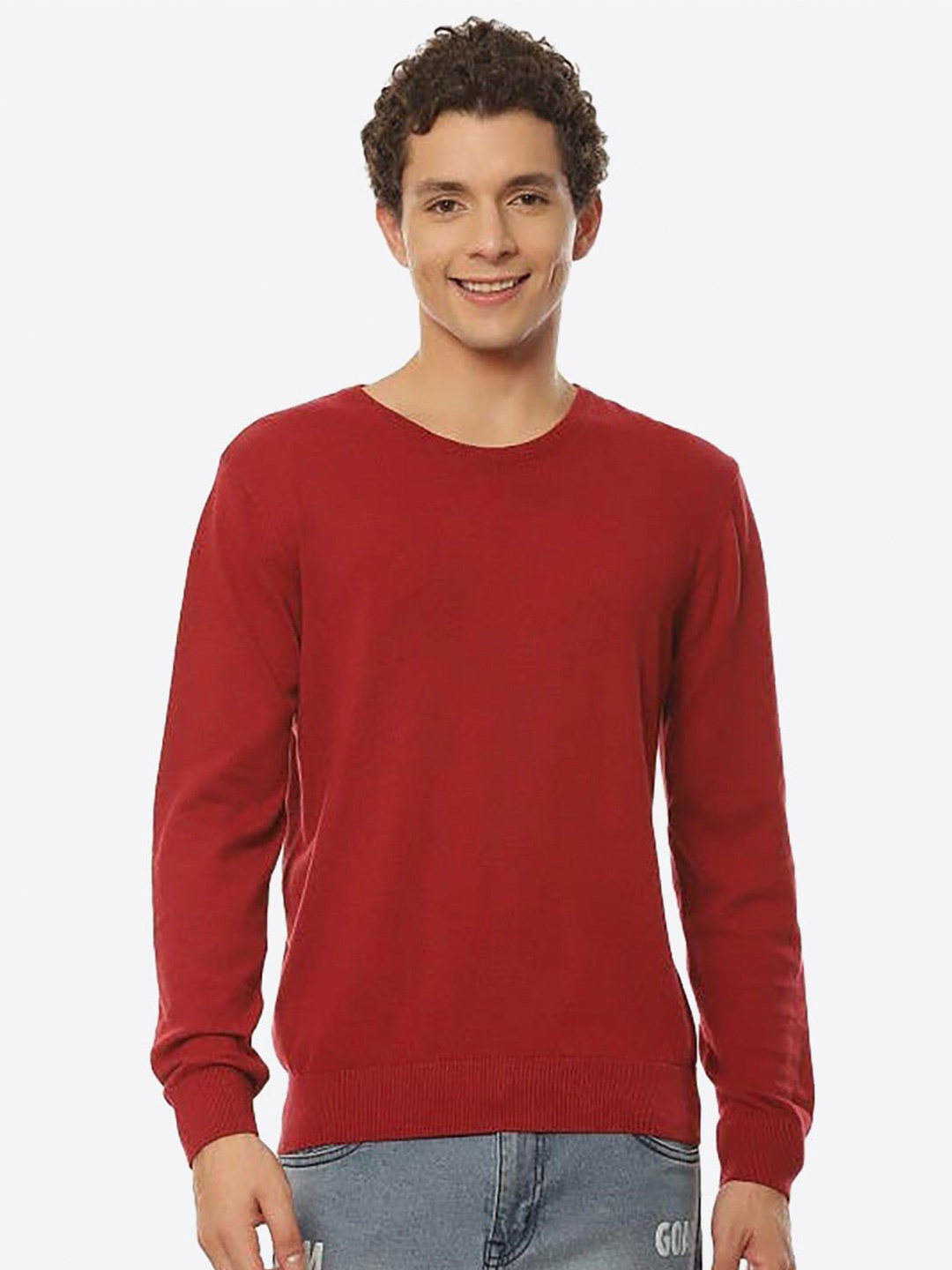 

2Bme Men Maroon Pullover
