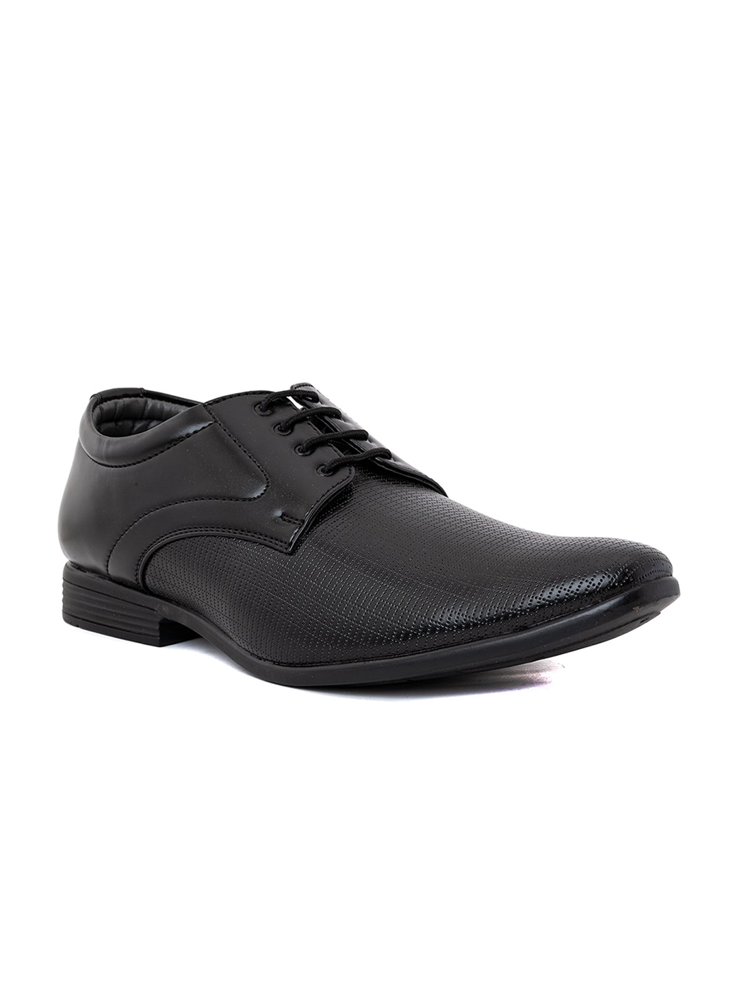 

Khadims Men Perforated Formal Derbys, Black