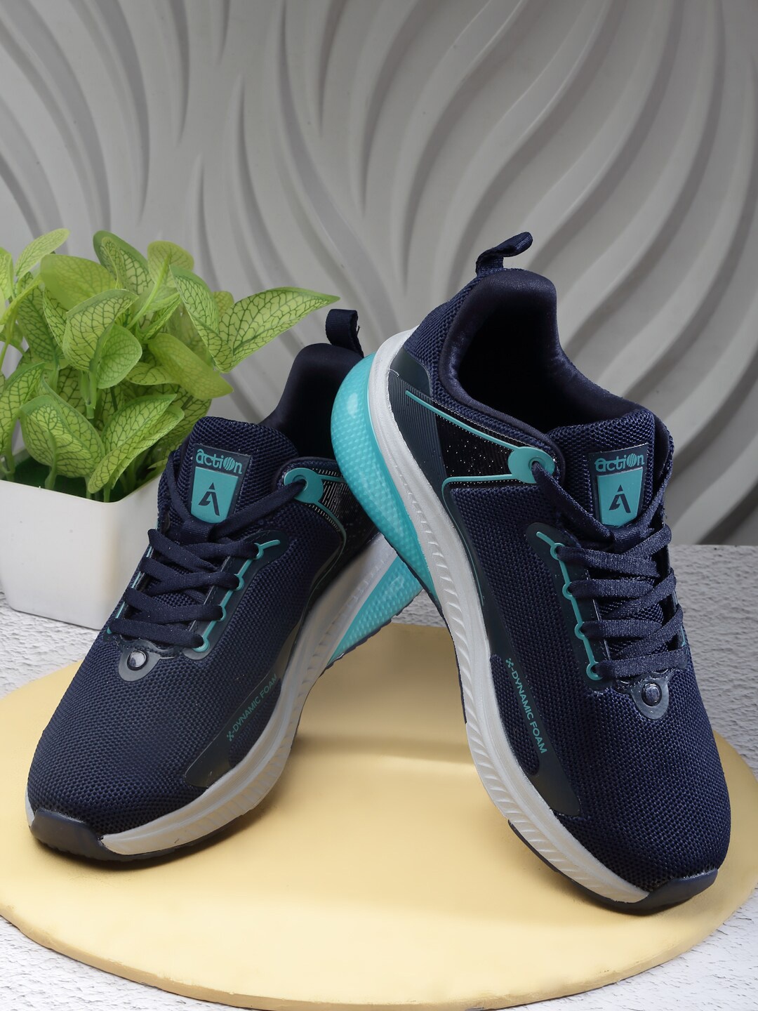 

Action Men Mesh Running Shoes, Navy blue