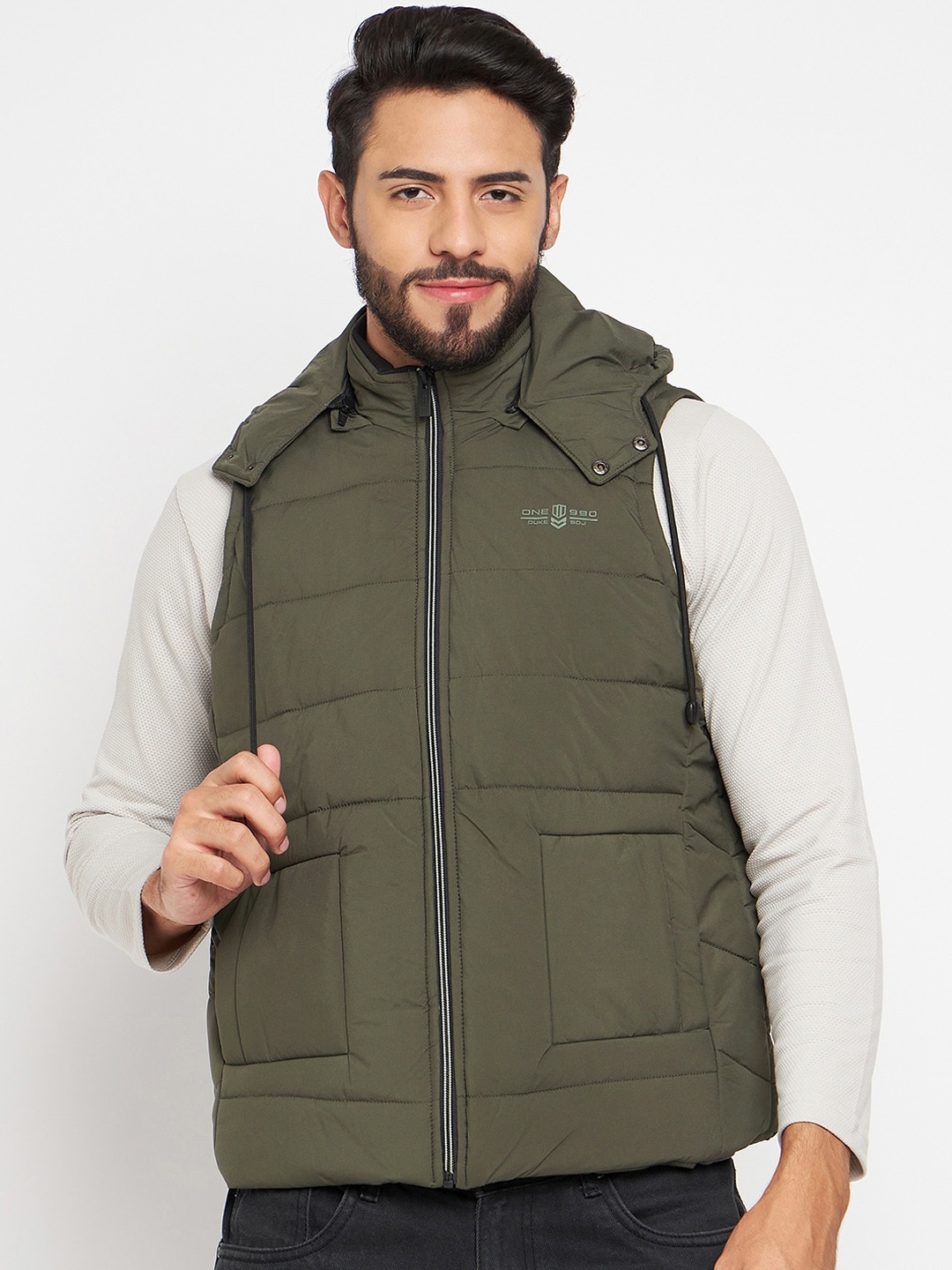 

Duke Hooded Padded Jacket, Green