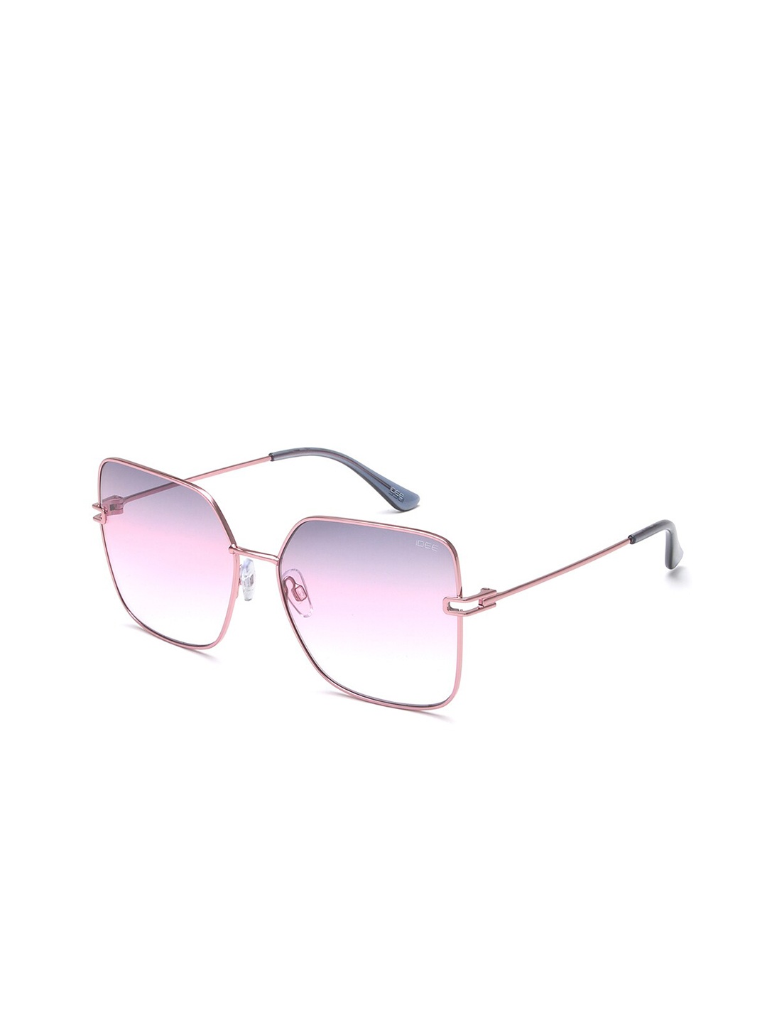 

IDEE Women Square Sunglasses with UV Protected Lens IDS2872C3SG, Pink
