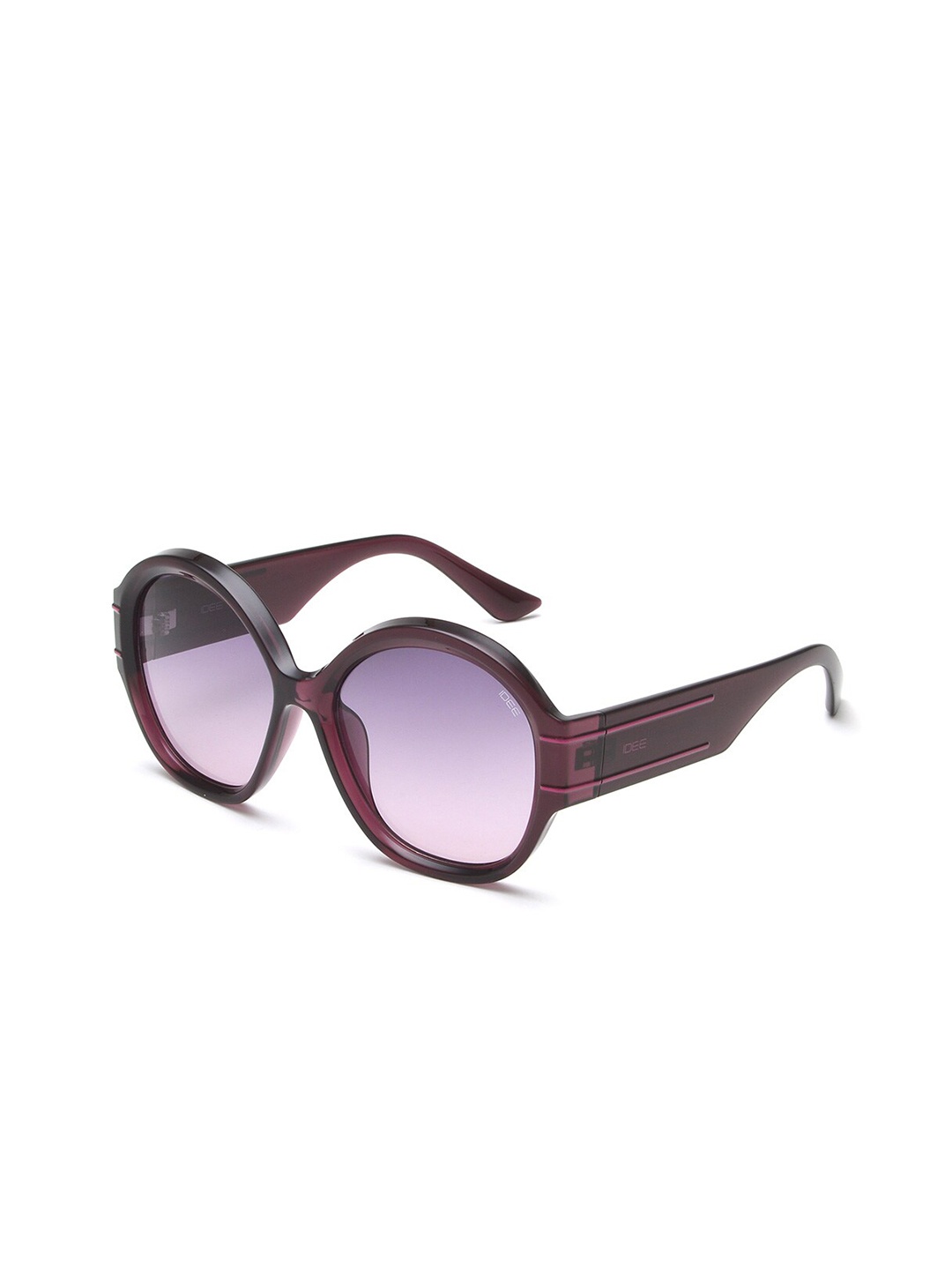 

IDEE Women Oval Sunglasses With UV Protected Lens IDS2880C3SG, Violet