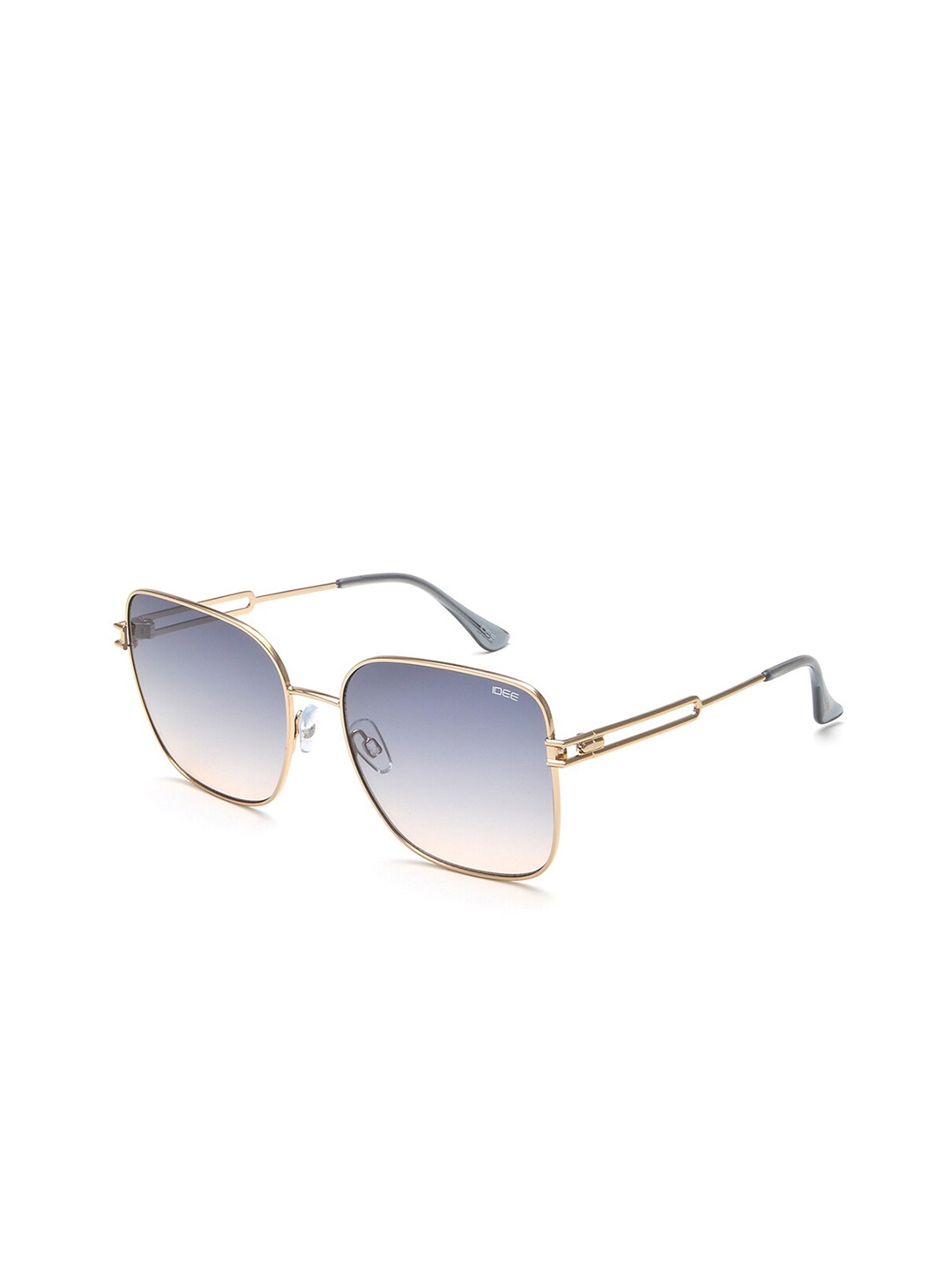 

IDEE Women Square Sunglasses with UV Protected Lens IDS2894C1SG, Blue