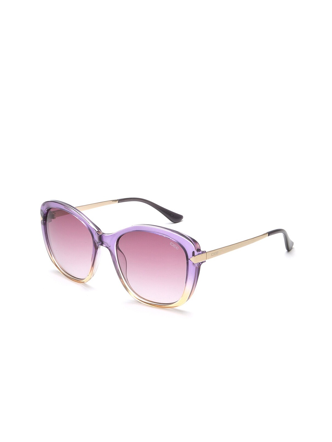 

IDEE Women Square Sunglasses with UV Protected Lens IDS2887C3SG, Pink