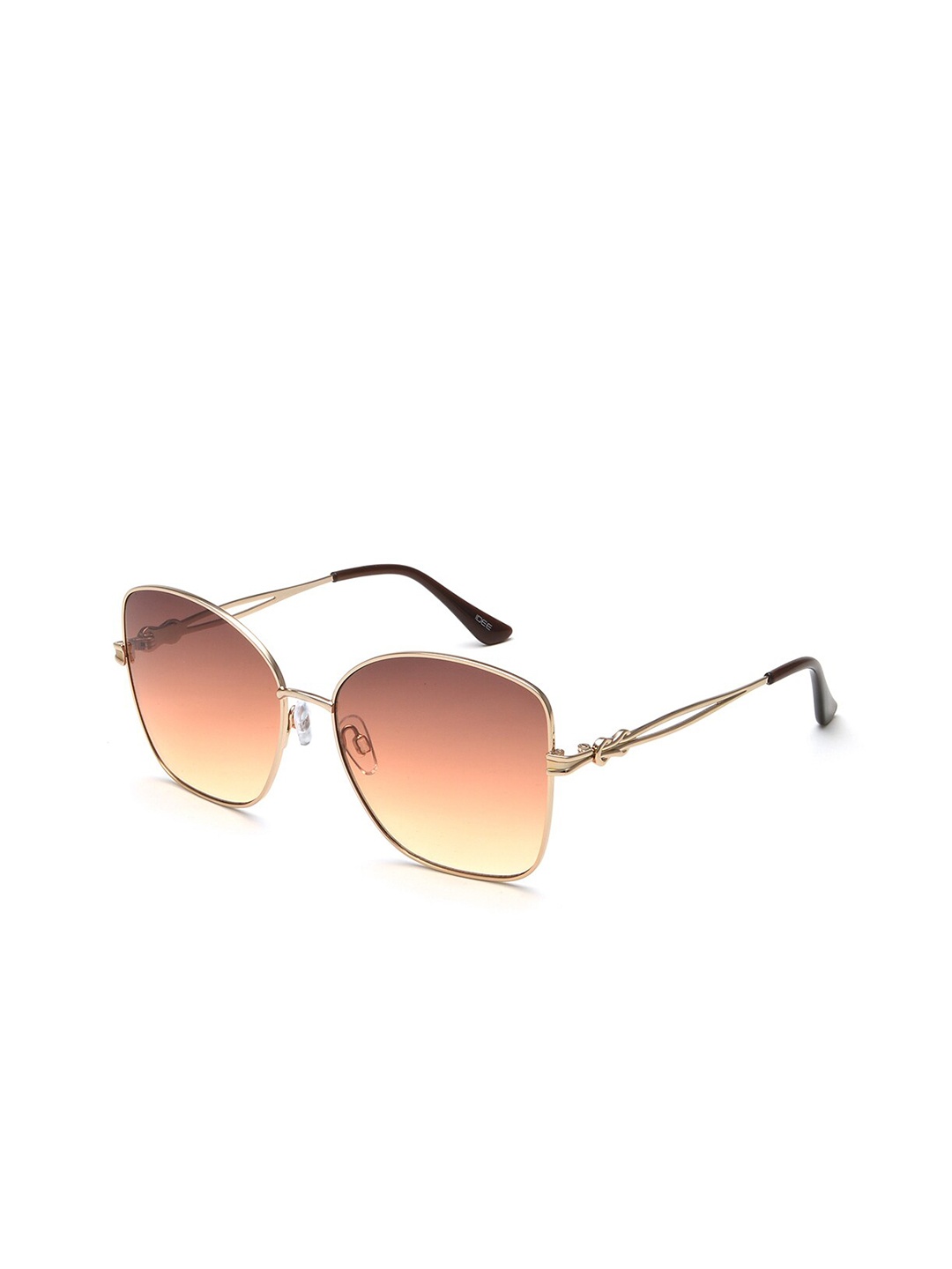 

IDEE Women Butterfly Sunglasses With UV Protected Lens IDS2892C2SG, Brown