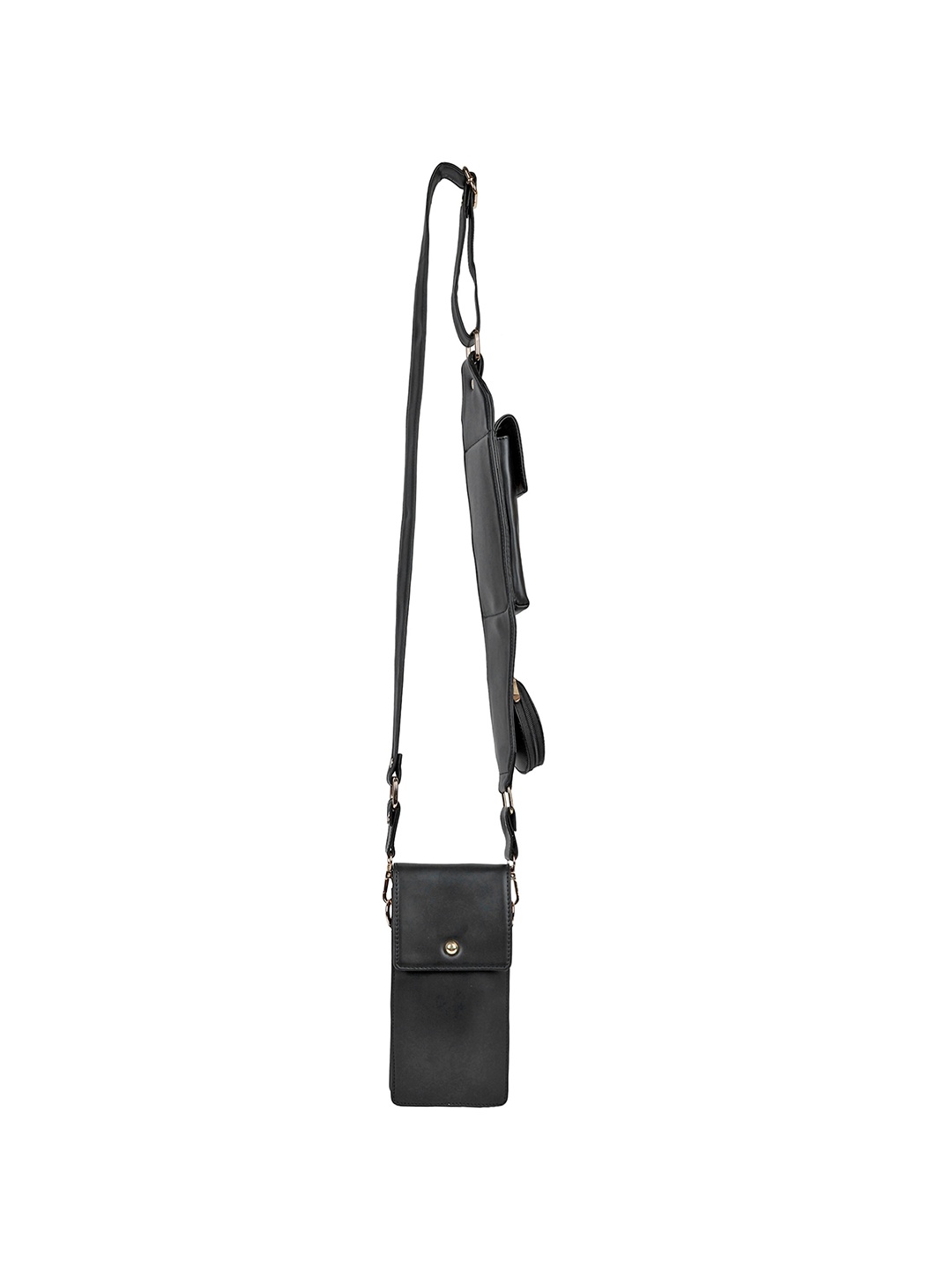 

YOYOWING Structured Sling Bag, Black