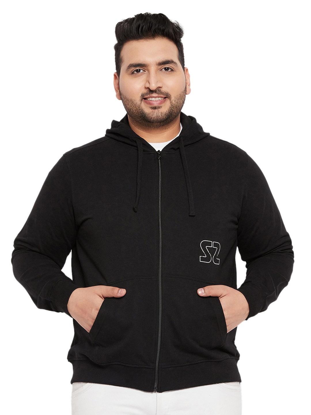 

Sztori Plus Size Hooded Sweatshirt, Black