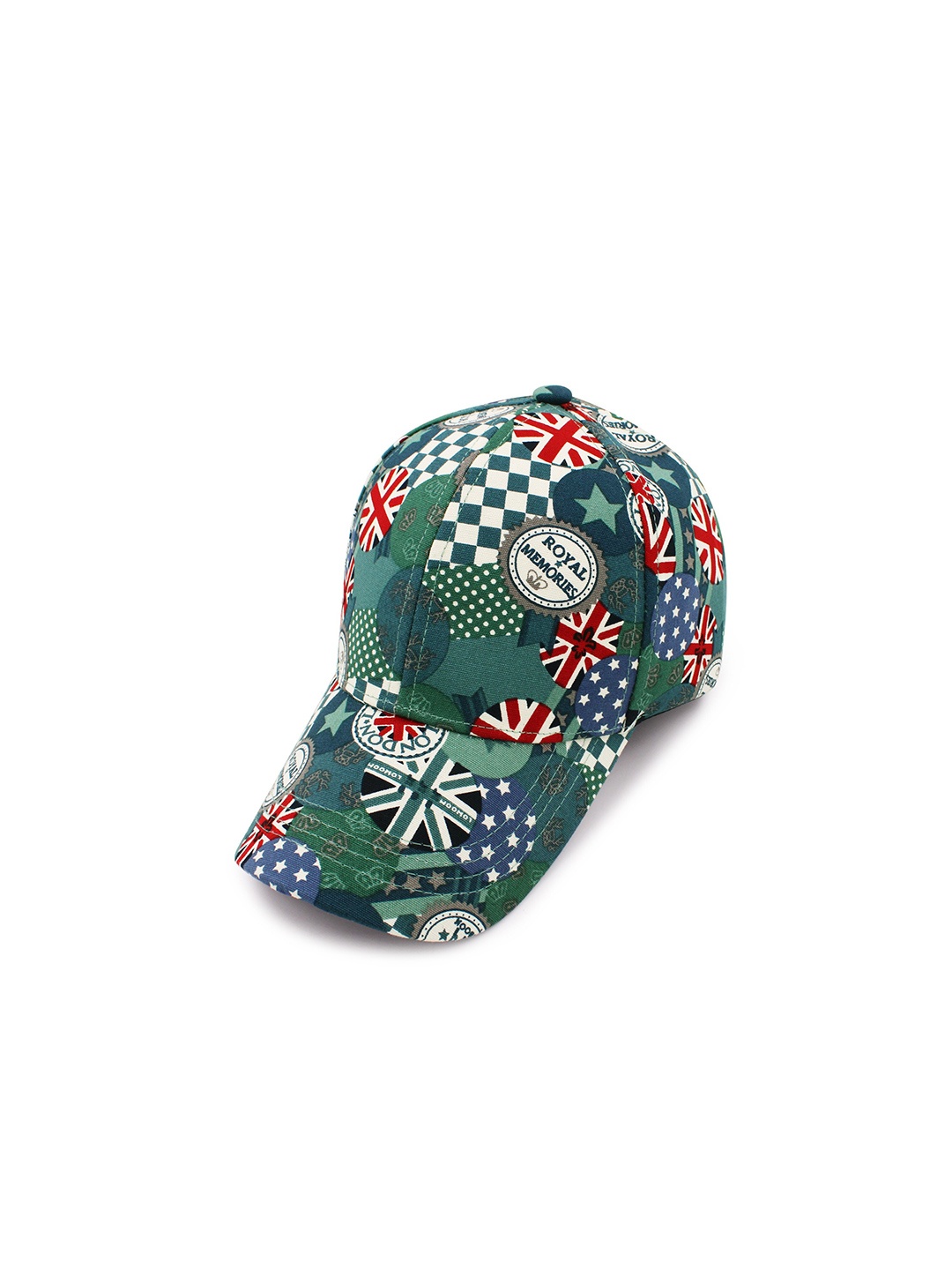 

JENNA Women Printed Baseball Cap, Green