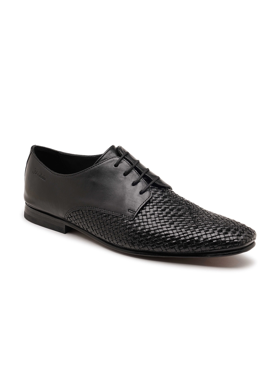 Florsheim Men Textured Formal Derbys, Black