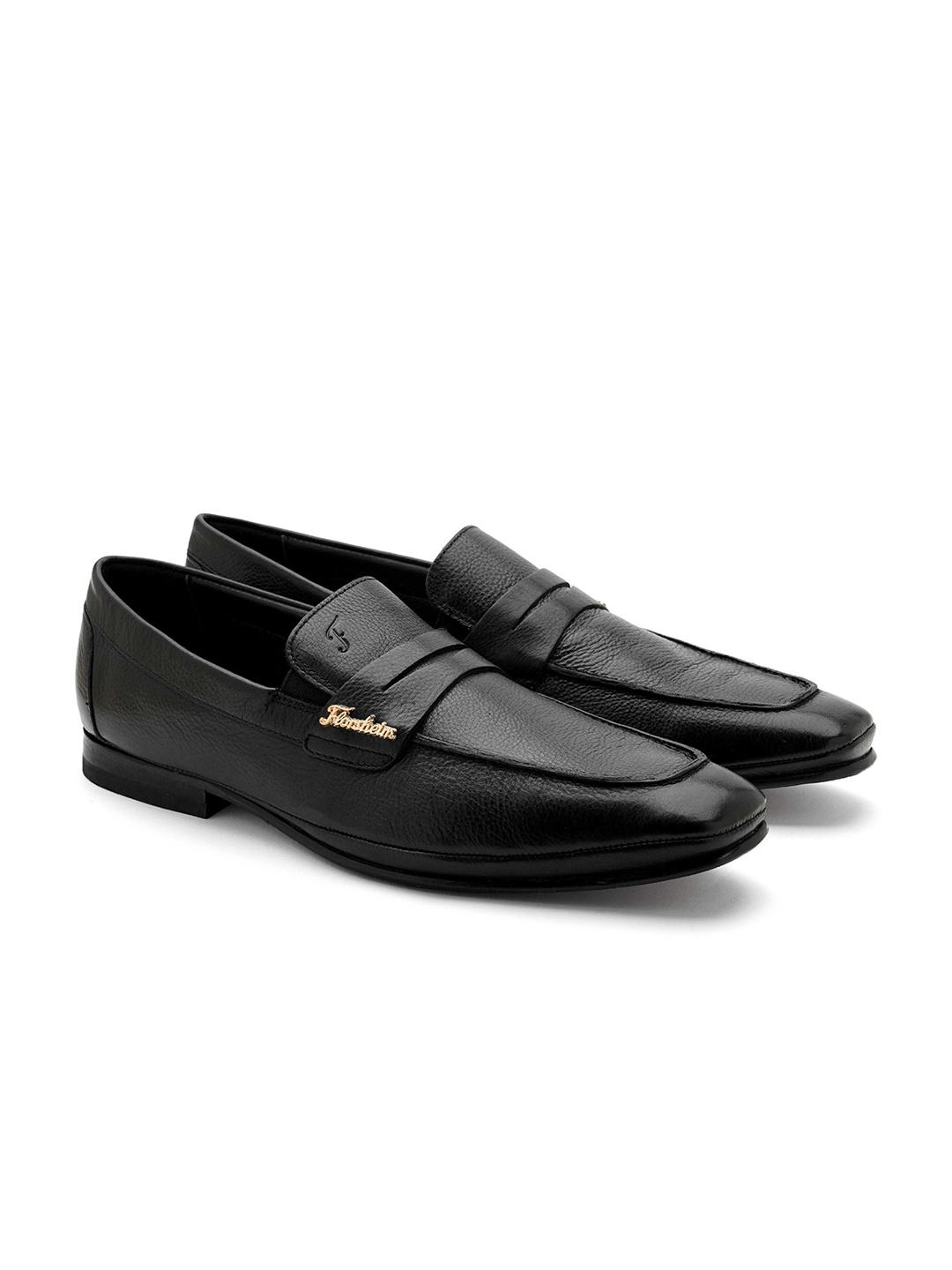 

Florsheim Men Textured Leather Lightweight Loafers, Black