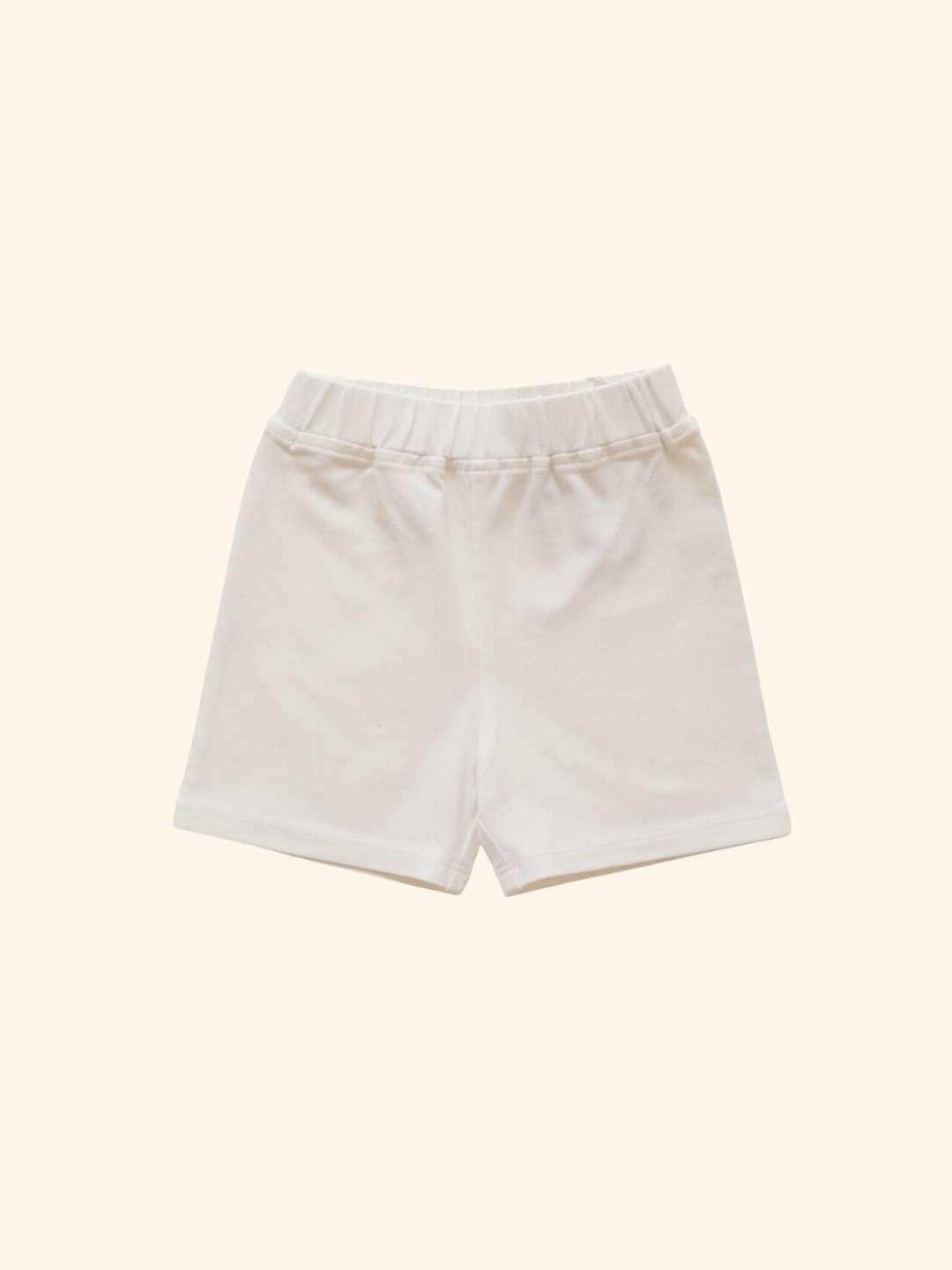 

Ola! Otter Kids Mid-Rise Antimicrobial Technology Organic Cotton Shorts, White