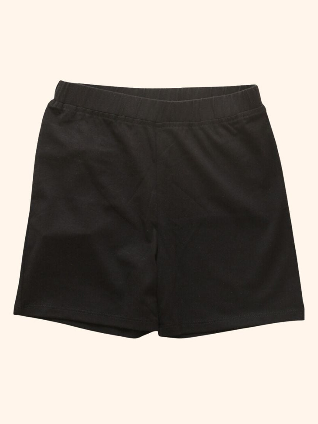 

Ola! Otter Infants Regular Fit Mid-Rise Antimicrobial Technology Cotton Shorts, Black