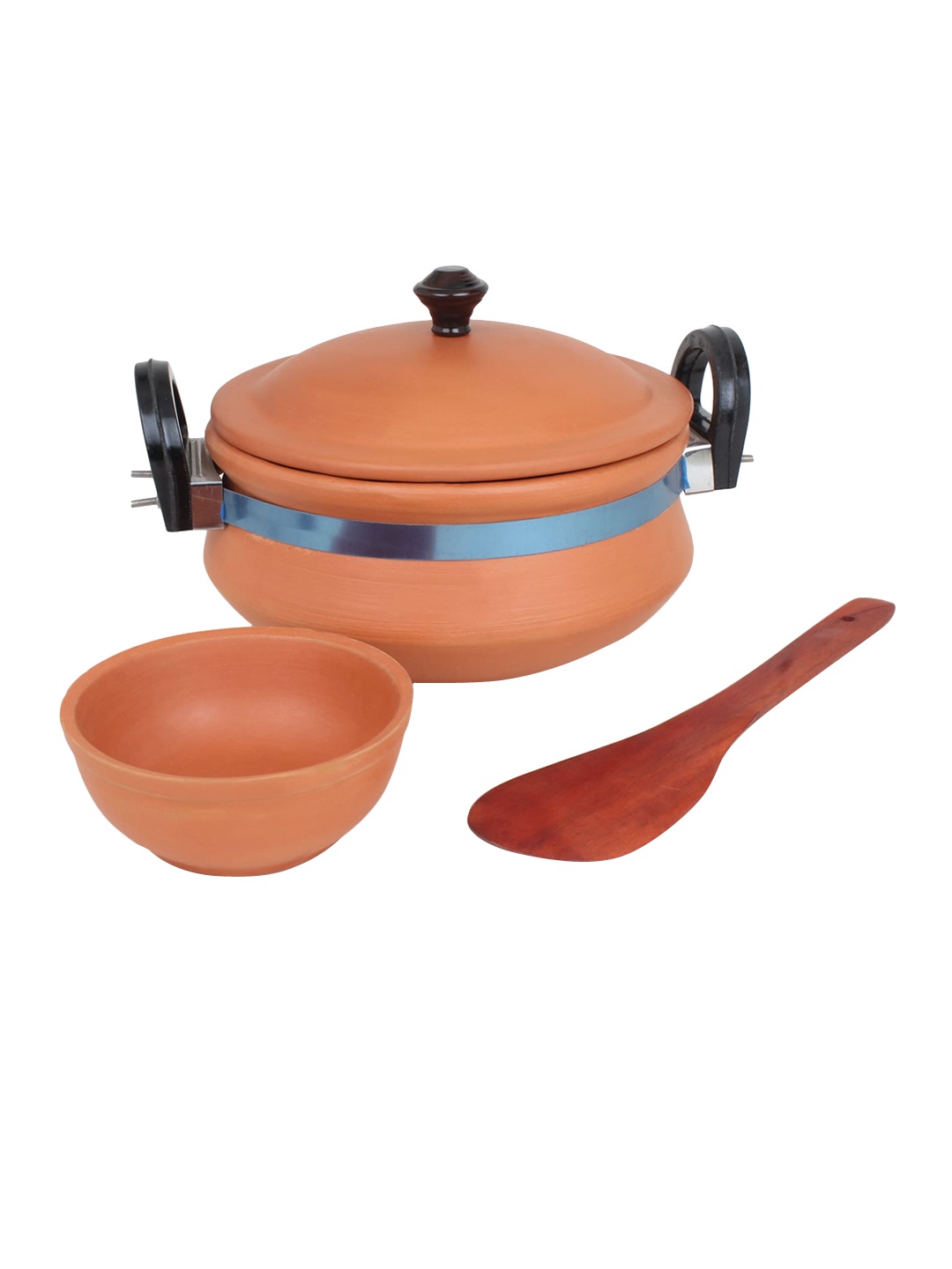 

KSI Tan Induction based Handi with Bowl & Wooden Spatula
