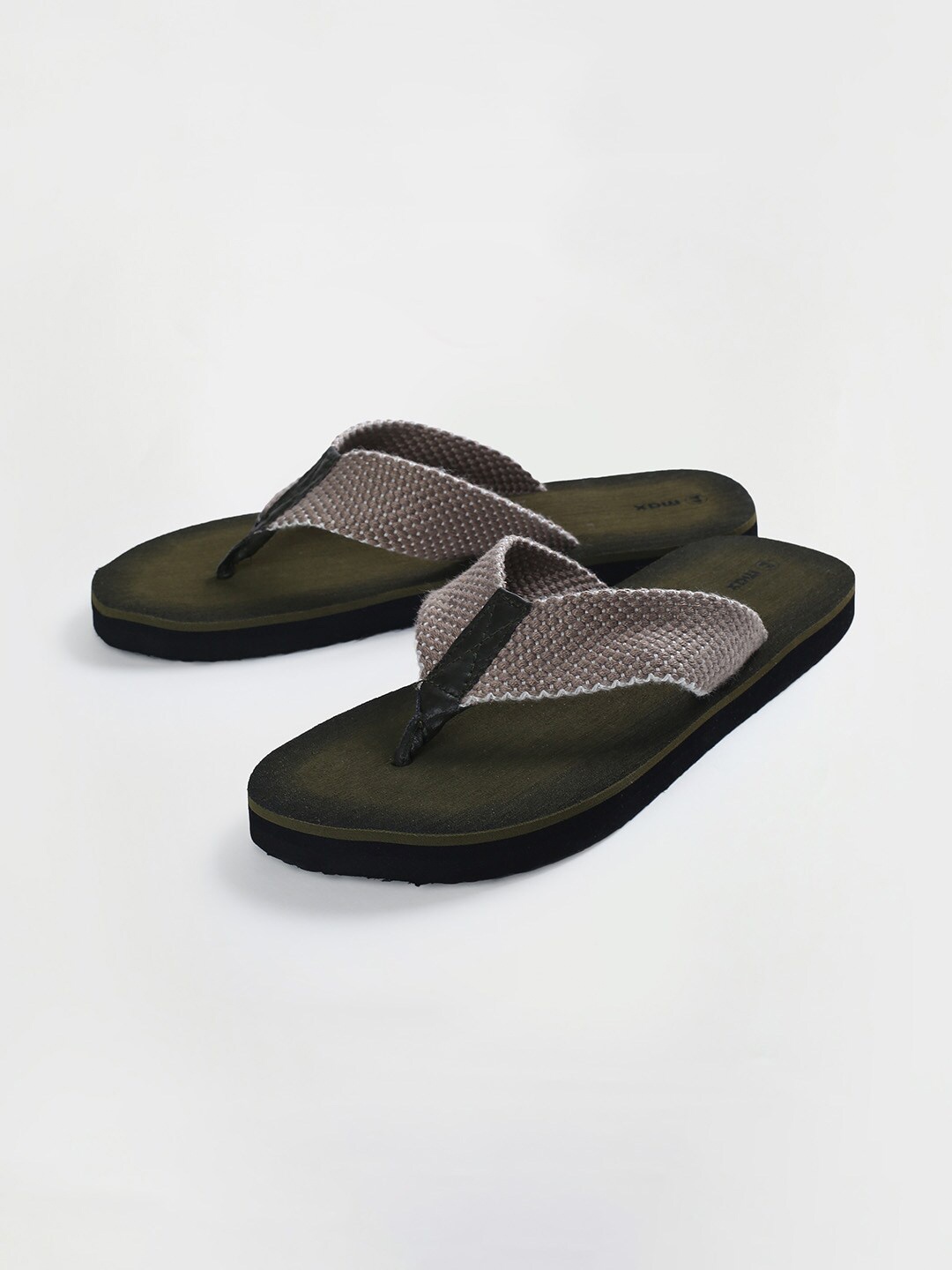 

max Men Textured Thong Flip-Flops, Olive