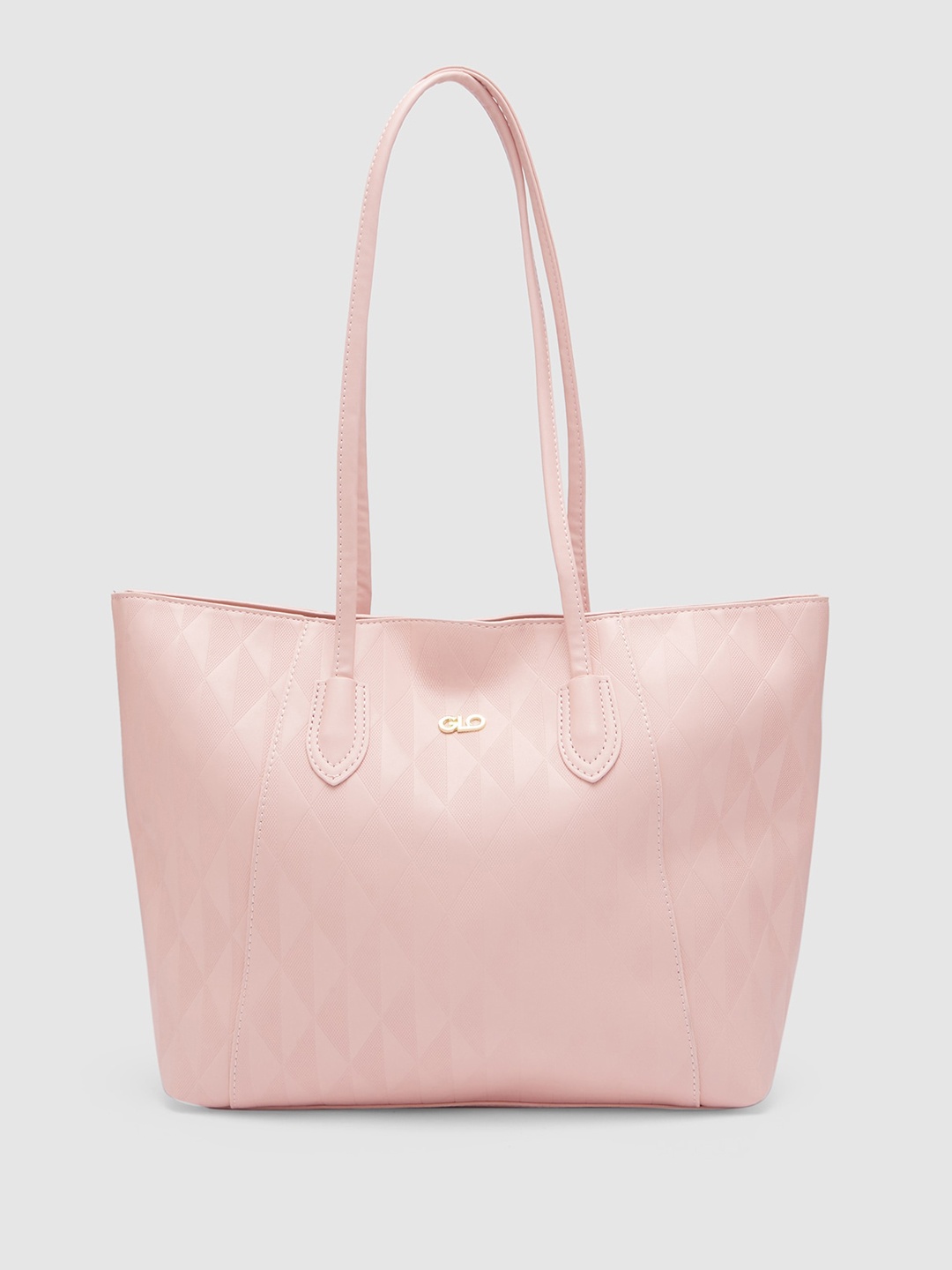 

Globus Women Nude Self Design Tote Bag, Pink