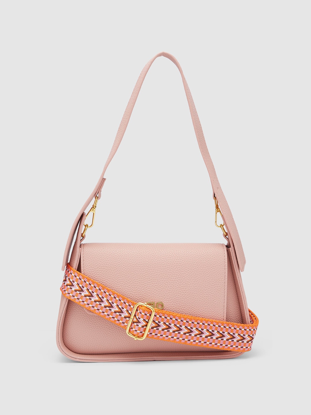 

Globus Textured Handheld Bag, Pink