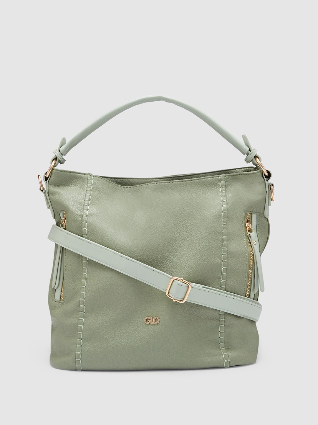 

Globus Textured Hobo Bag, Green