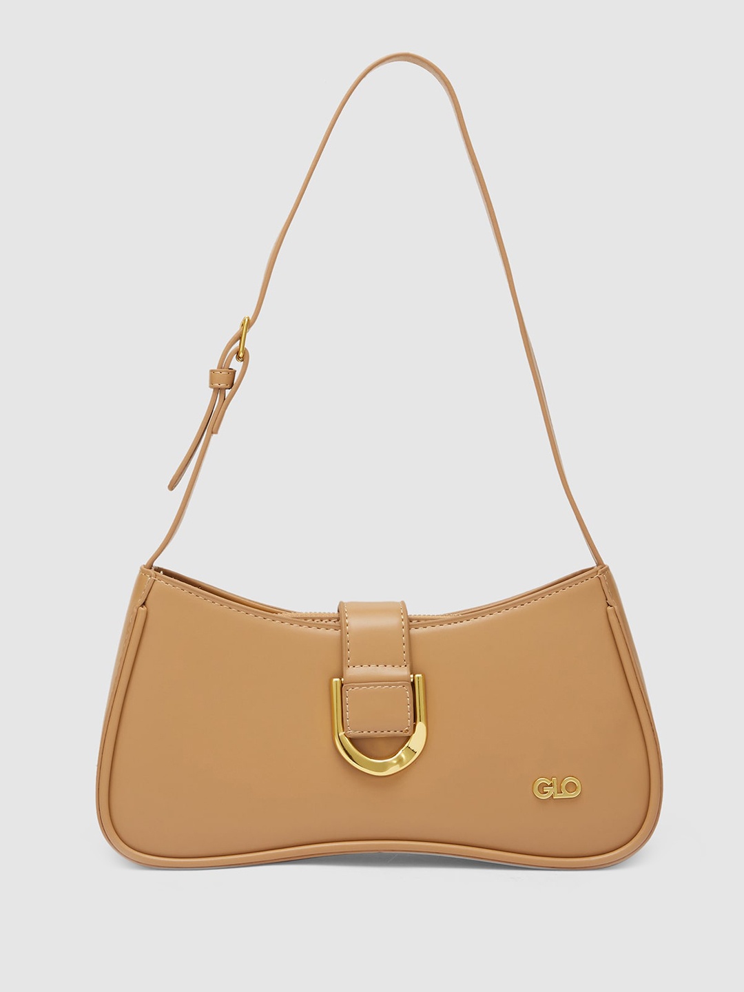 

Globus Women Khaki Solid Handheld Bag