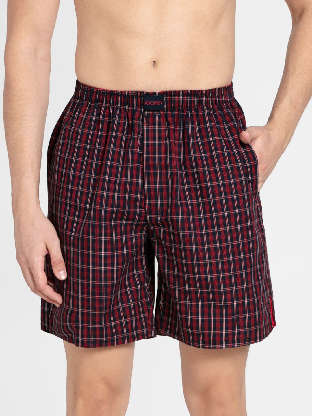 

Jockey Men Assorted Checked Technology Shorts