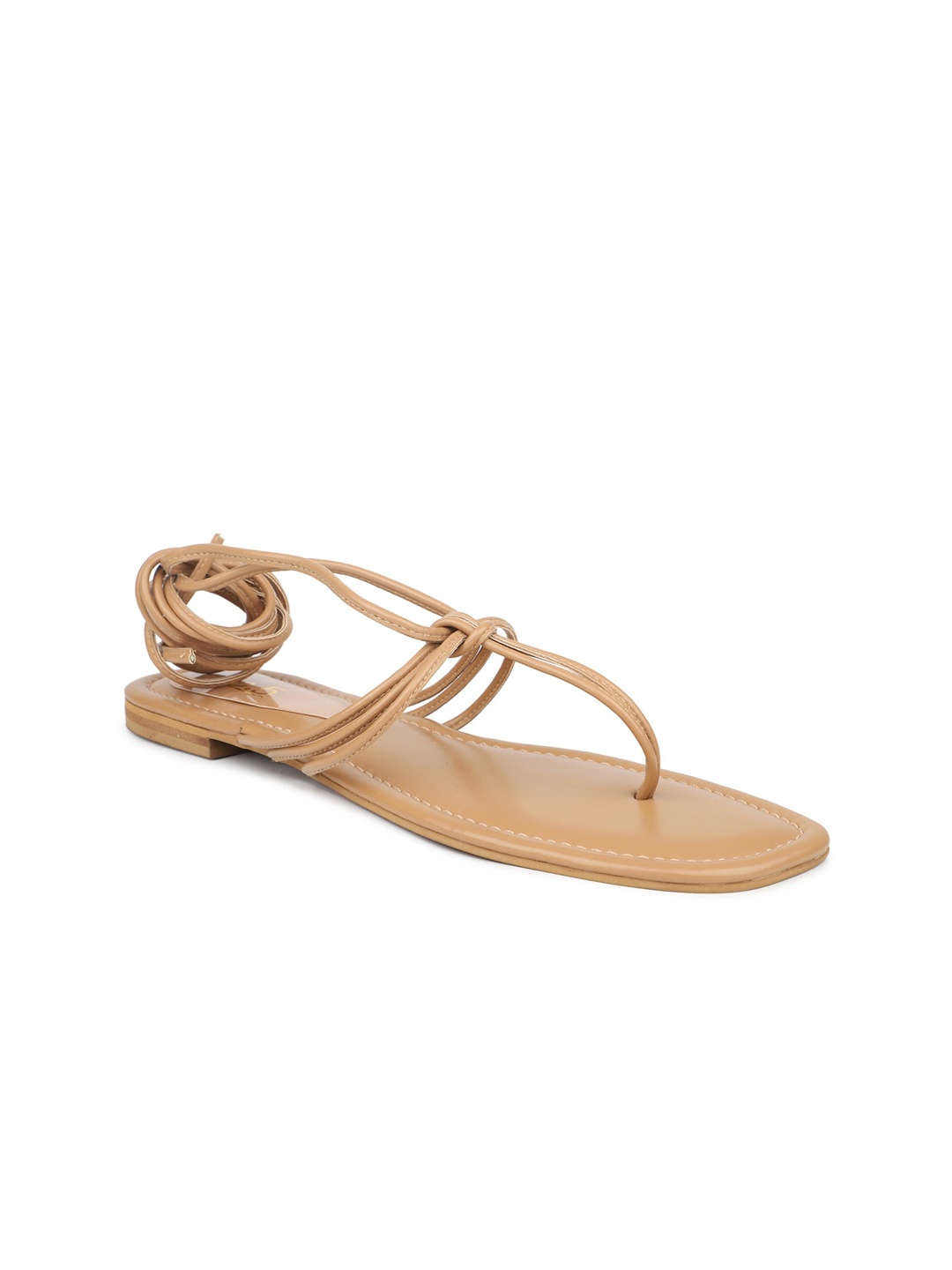 

Inc 5 Women Beige Party T-Strap Flats