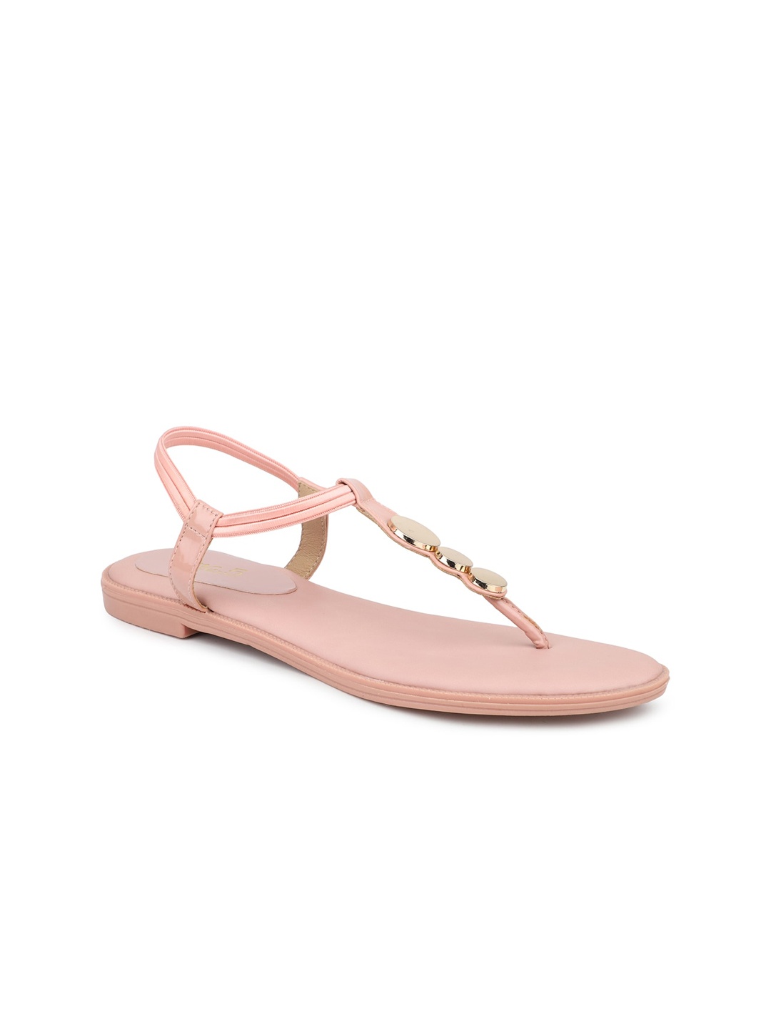 

Inc 5 Embellished T-Strap Flats, Pink