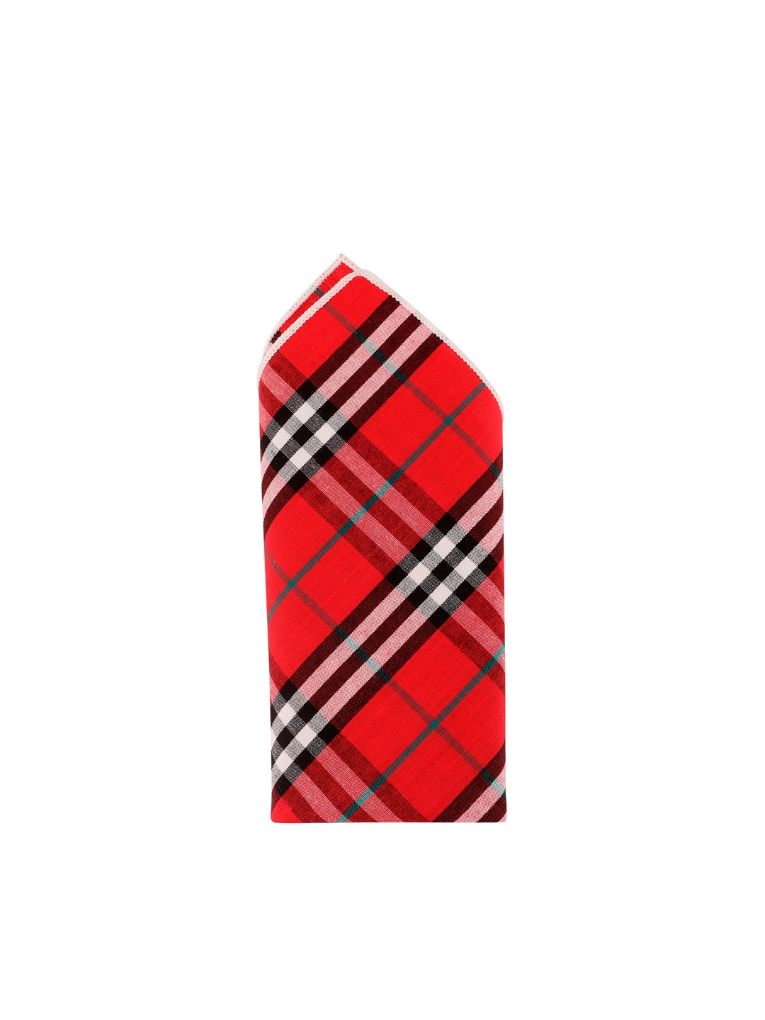 

Alvaro Castagnino Men Printed Microfiber Pocket Square, Red