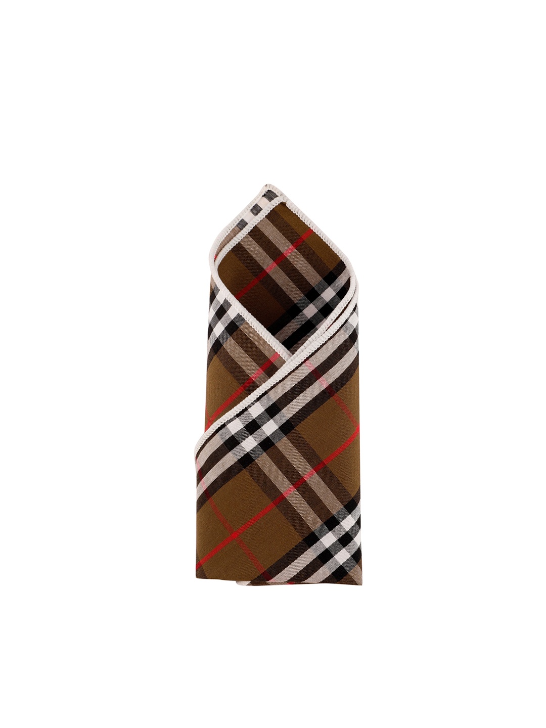 

Alvaro Castagnino Men Printed Microfiber Pocket Square, Brown
