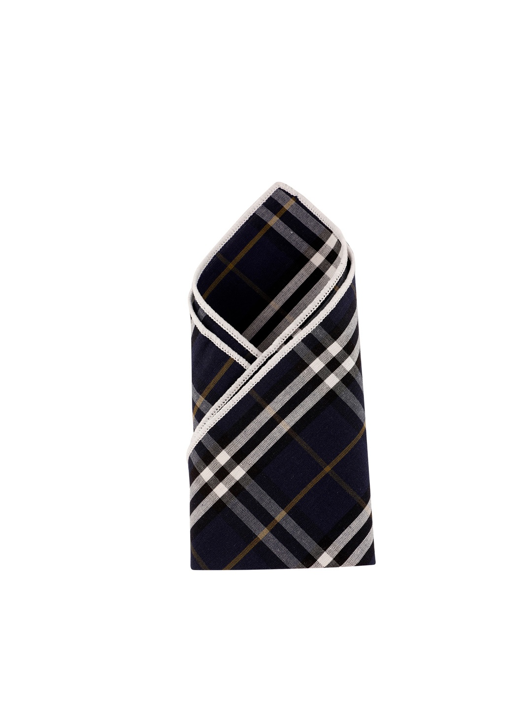 

Alvaro Castagnino Men Printed Microfiber Pocket Square, Black