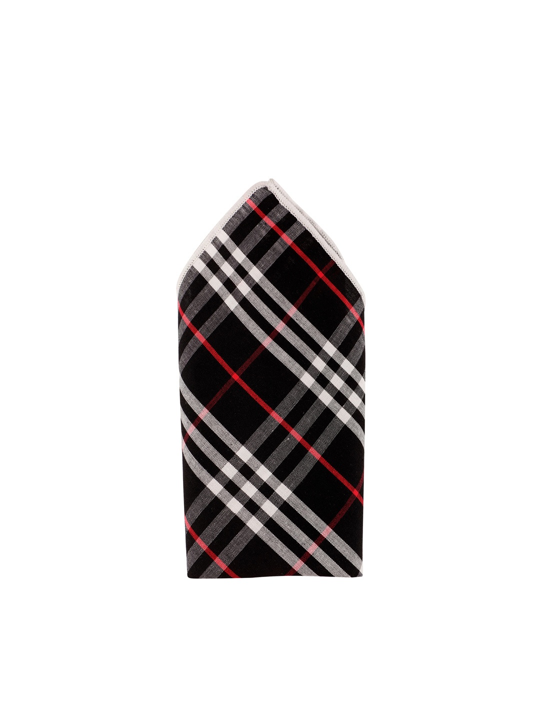 

Alvaro Castagnino Men Printed Microfiber Pocket Square, Black
