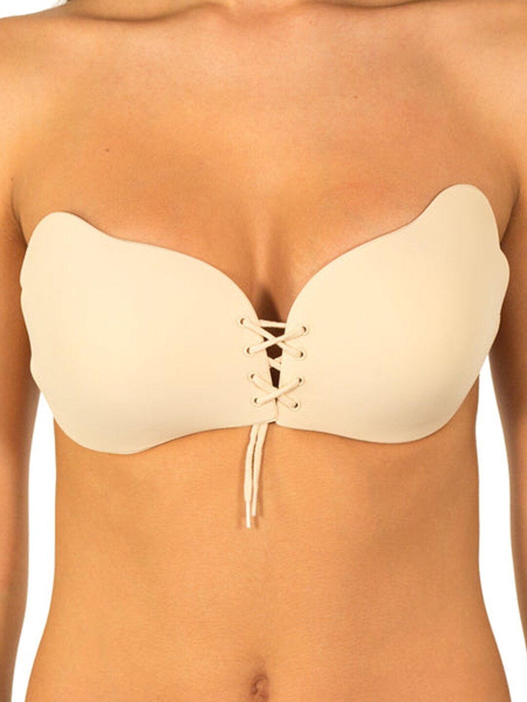 

Krelin Half Coverage Lightly Padded Push-Up Bra With All Day Comfort, Beige