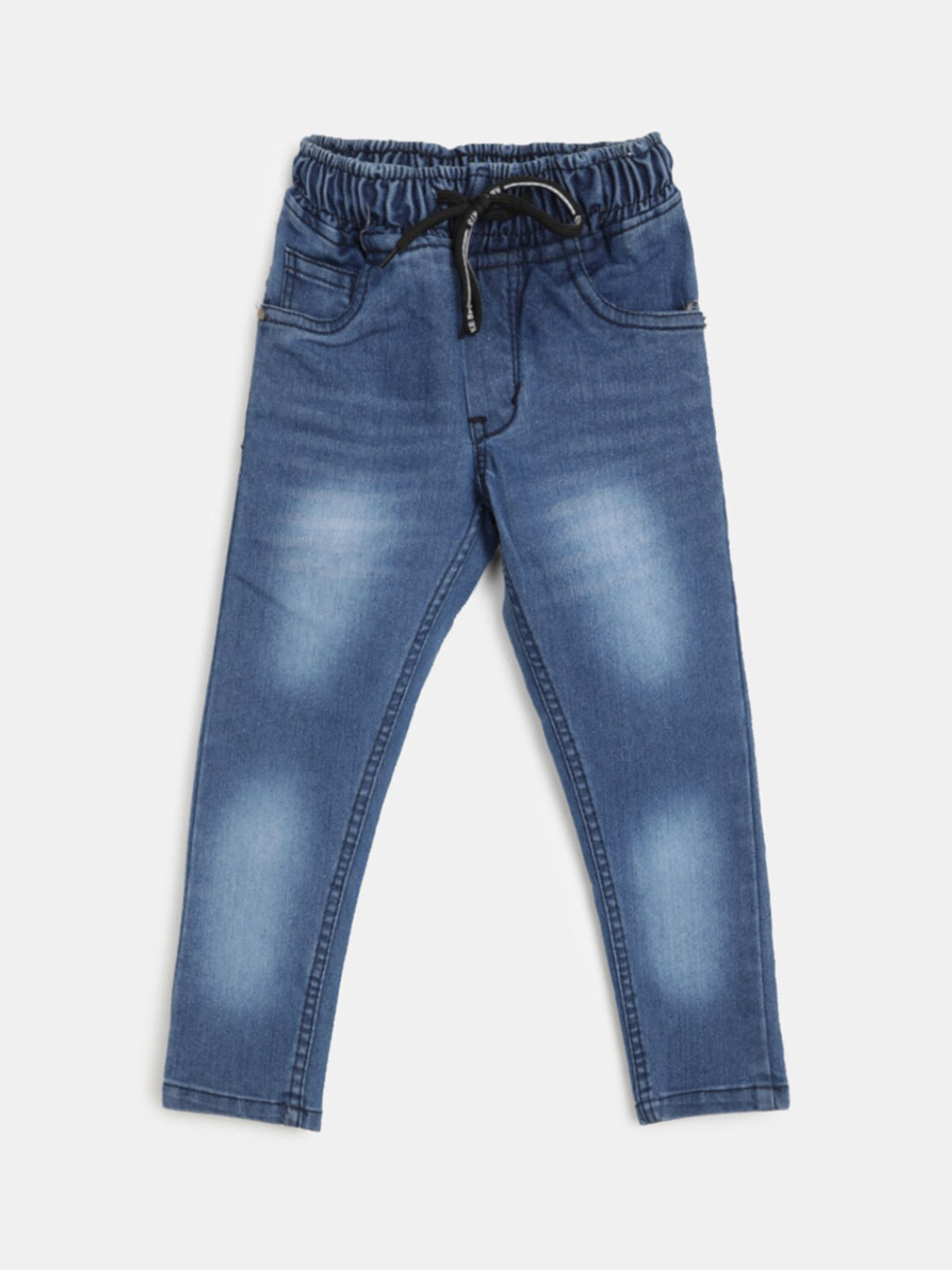 

V-Mart Boys Heavy Fade Comfort Cotton Jeans, Blue