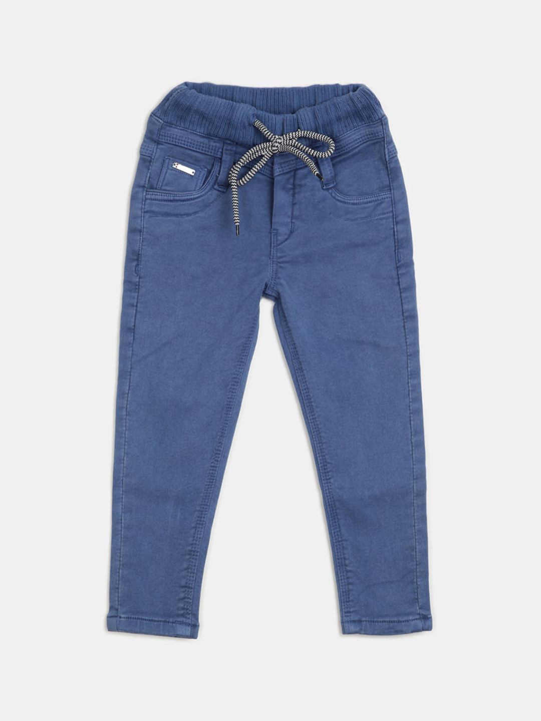 

V-Mart Boys Comfort Mid-Rise Cotton Jeans, Blue