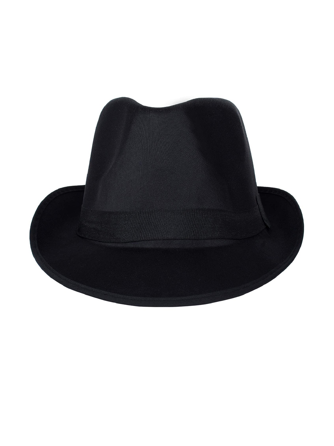 

Zacharias Men Slip On Detail Fedora Hat, Black