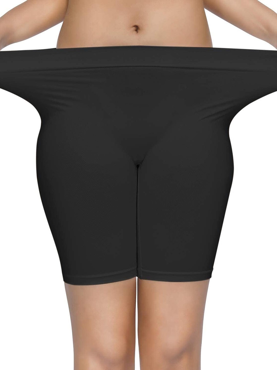 

MYSHA Women High-Rise Rapid-Dry Cycling Sports Shorts, Black