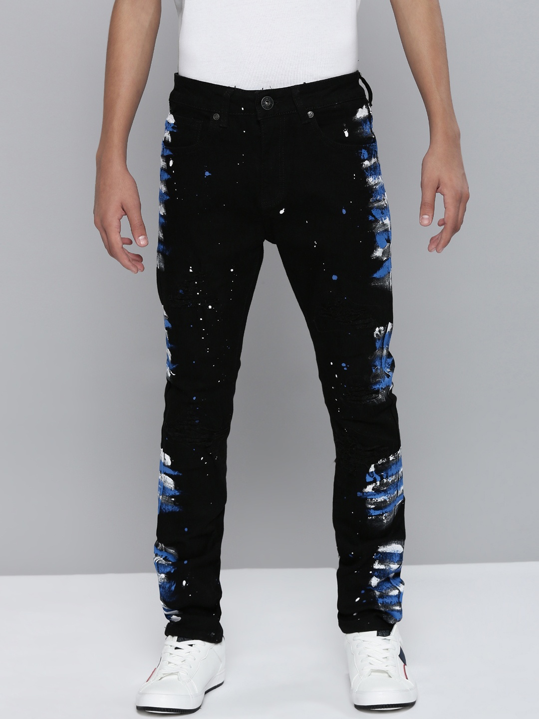 

WAIMEA Boys Black Hollywood Skinny Fit Stretchable Jeans