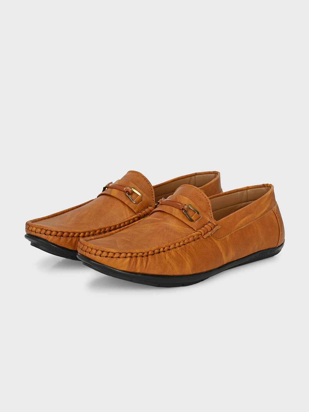 

Killer Men Textured Horsebit Loafers, Tan