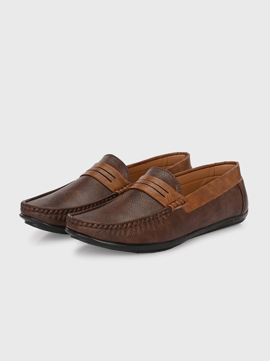 

Killer Men Square Toe Slip-On Loafers, Brown