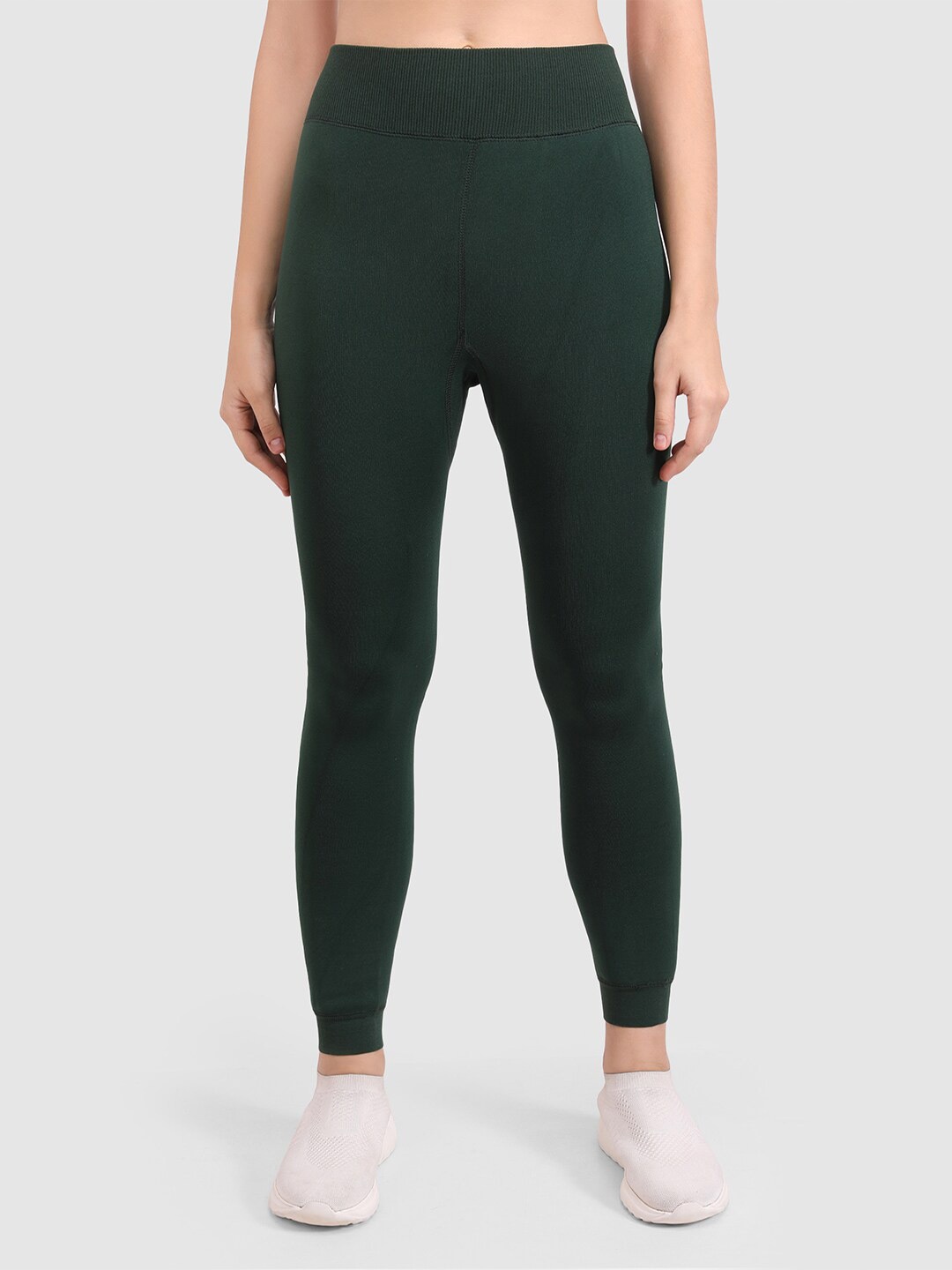 

BRACHY Women Ankle-Length Wool Tights, Green