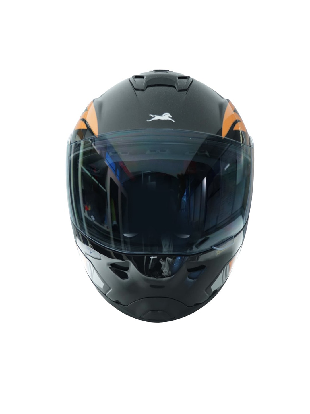 

TVS Raider FF FX21 Men Yellow & Black Full Face Helmet