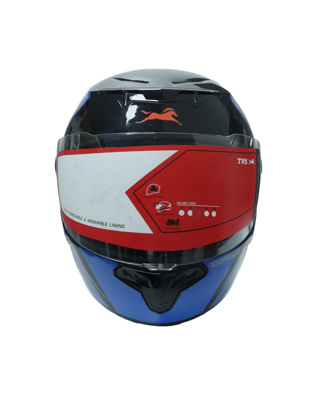 

TVS Men Radeon FF FX20 Graphic Printed Full Face Helmet, Blue