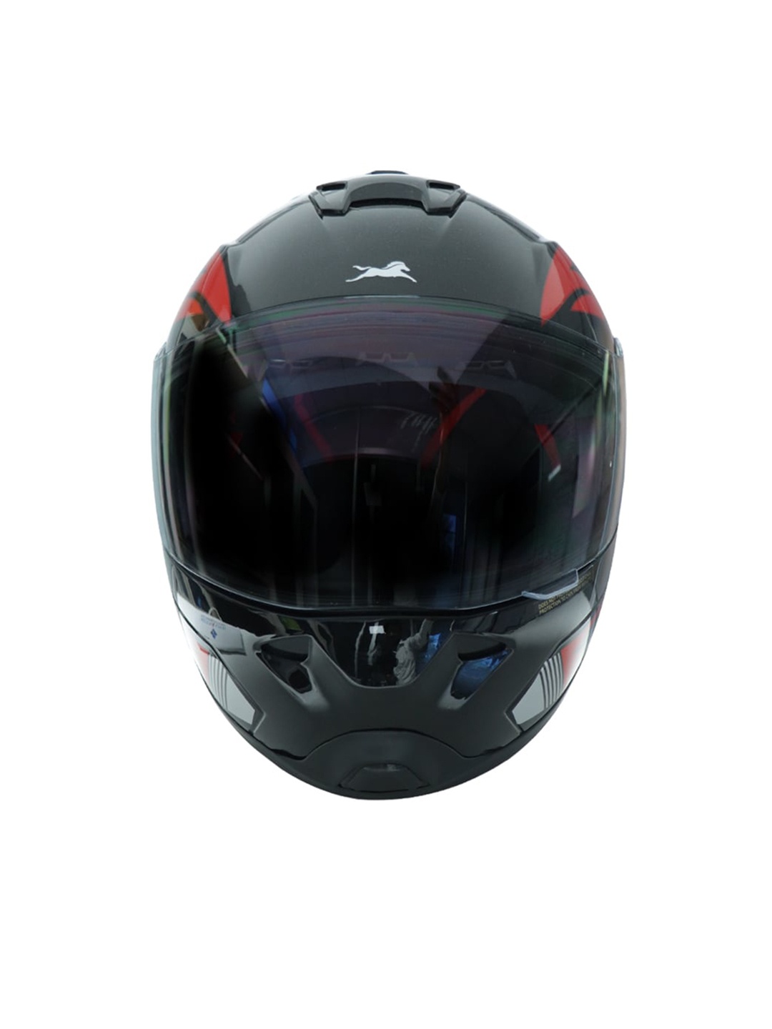 

TVS Raider FF FX21 Men Graphic Printed Full Face Helmet, Red