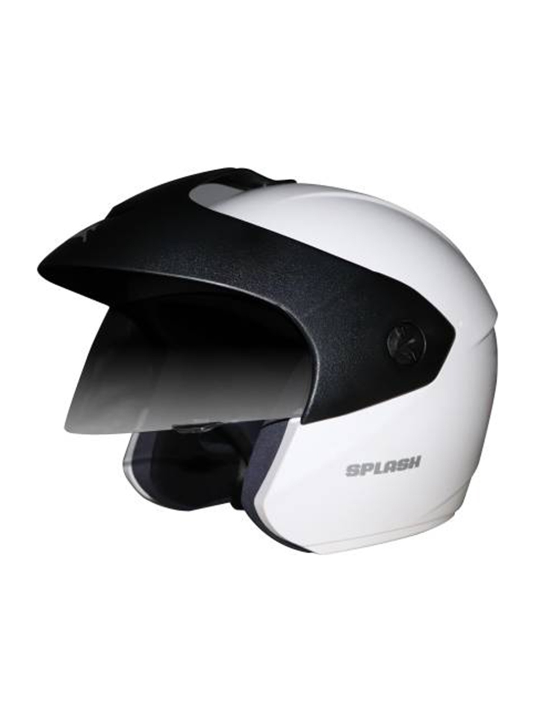 

TVS Men Half Face Motorbike Helmet, White