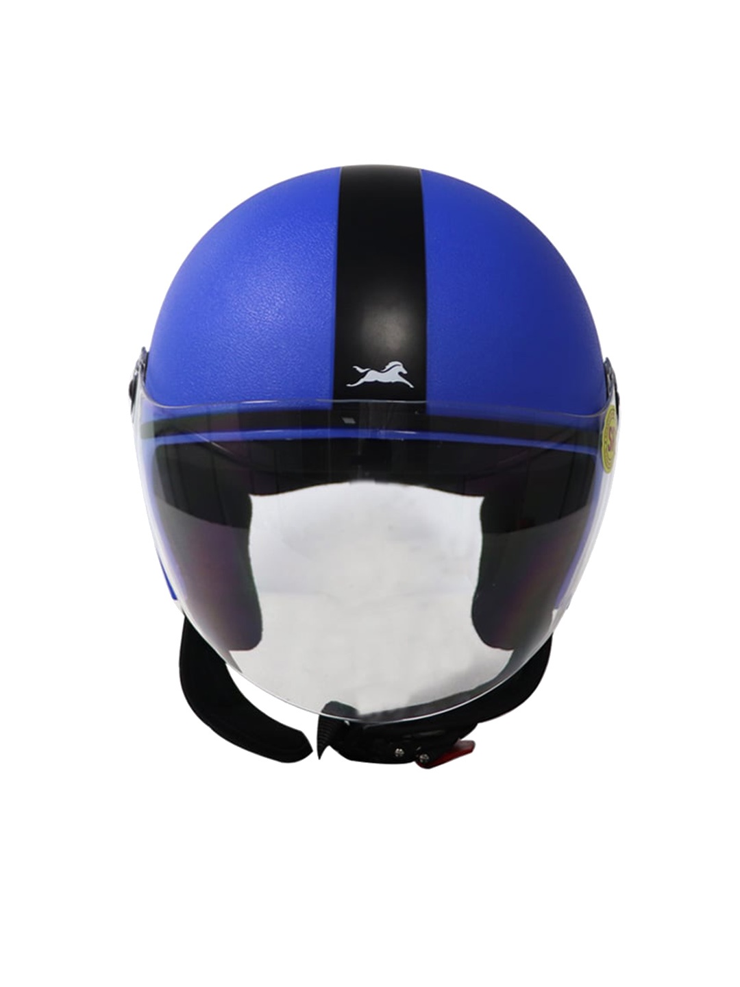 

TVS Men Open Face Helmet, Blue