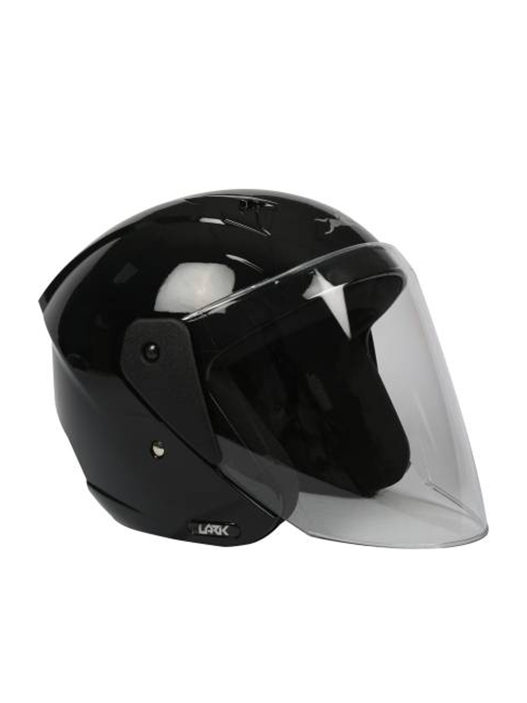 

TVS Men Half Face Motorbike Helmet, Black