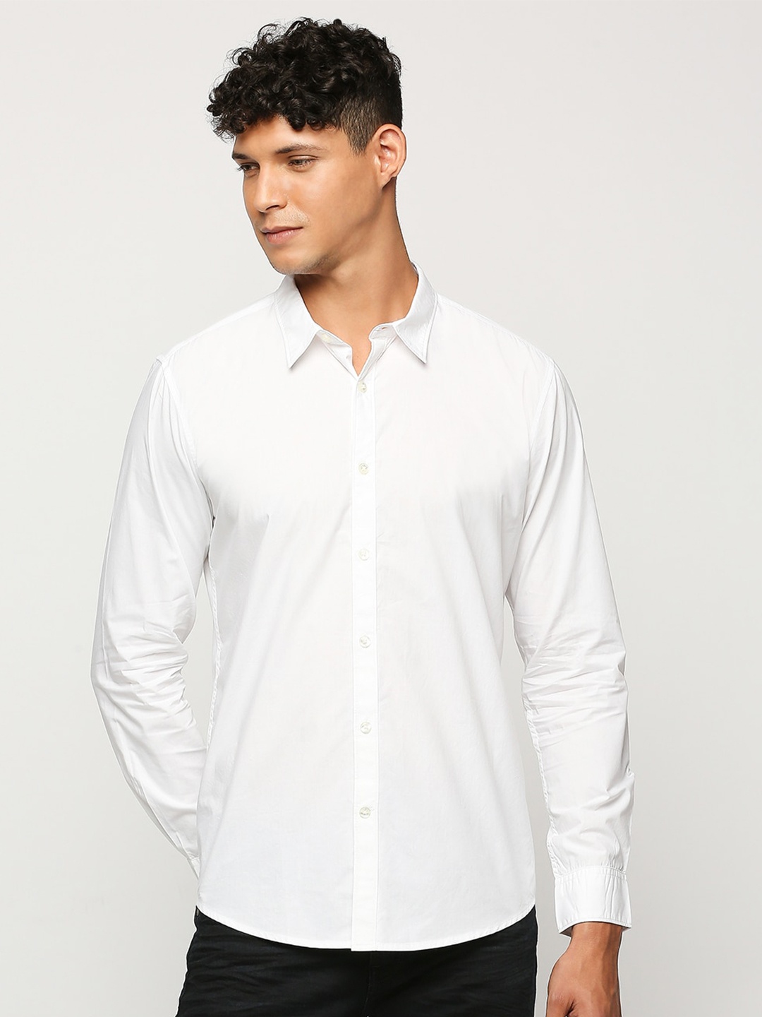 

Pepe Jeans Opaque Pure Cotton Casual Shirt, White