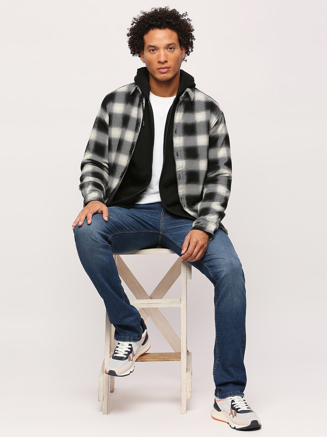 

Pepe Jeans Buffalo Checked Pure Cotton Casual Shirt, Black